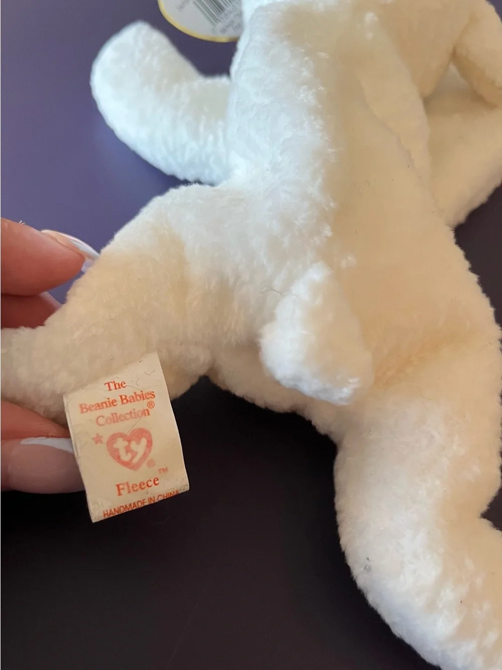 Fleece the Lamb Beanie Baby